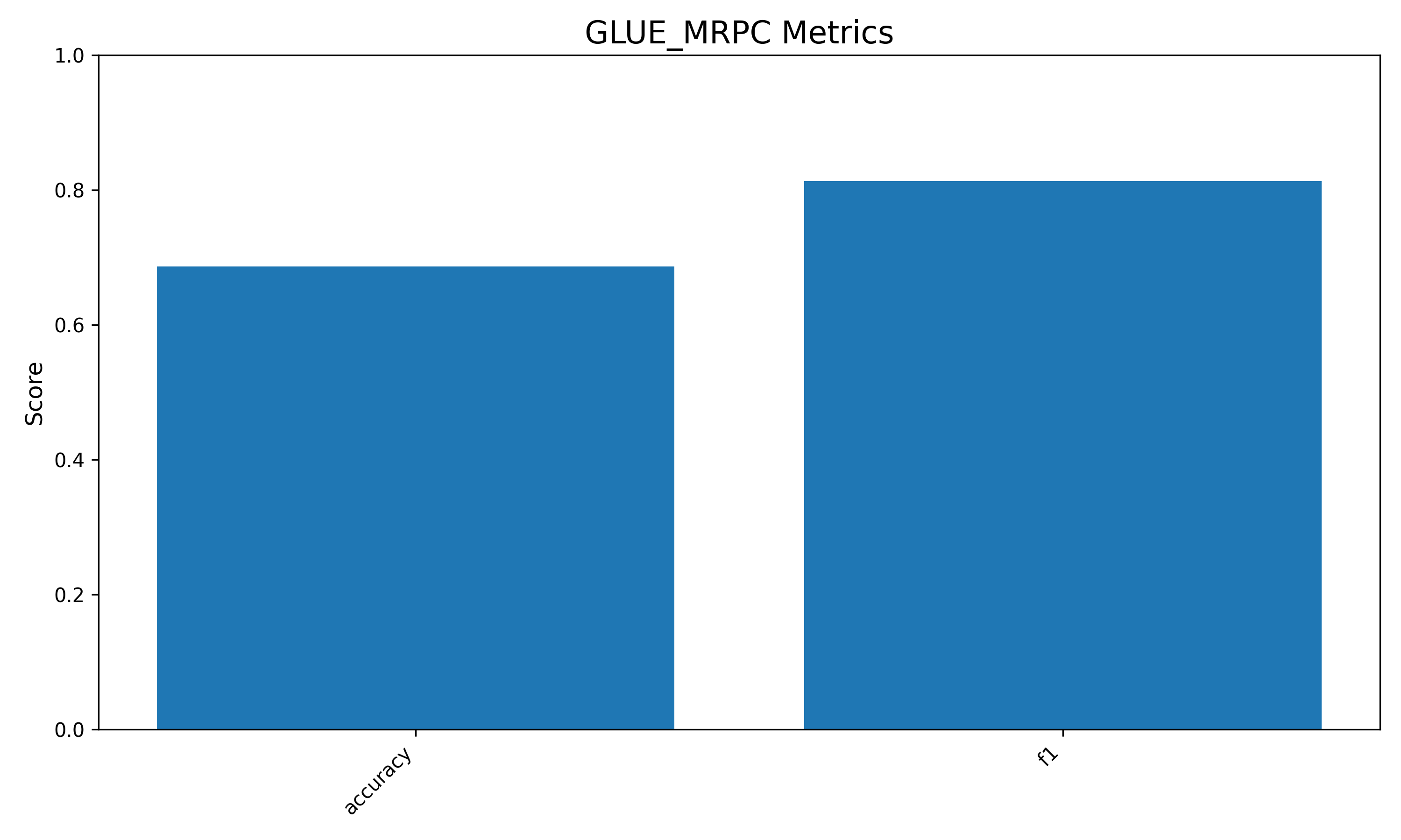 GLUE_MRPC Metrics